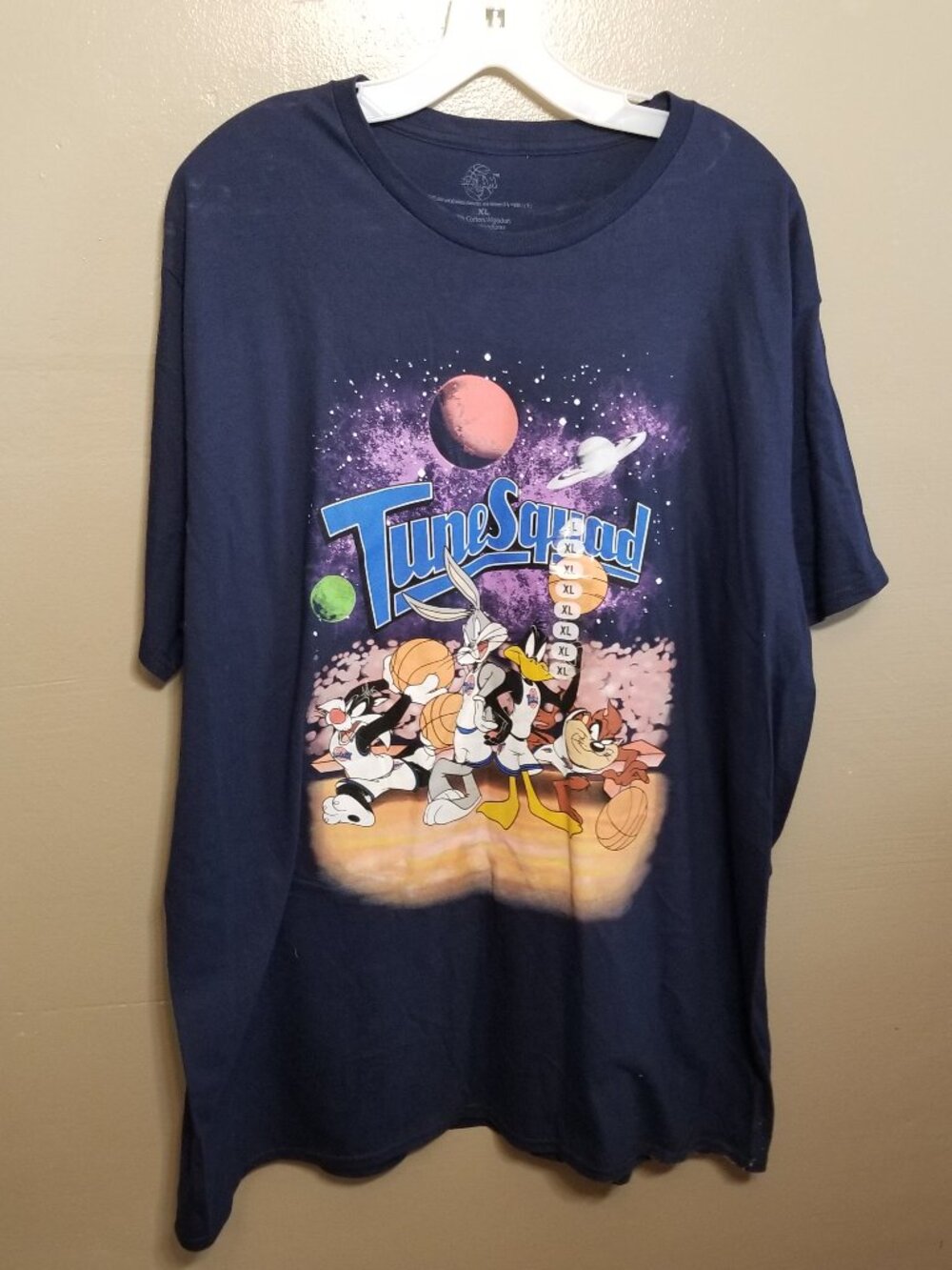 NEW Space Jam "Tunes Squad" Short Sleeve T-Shirt, XL